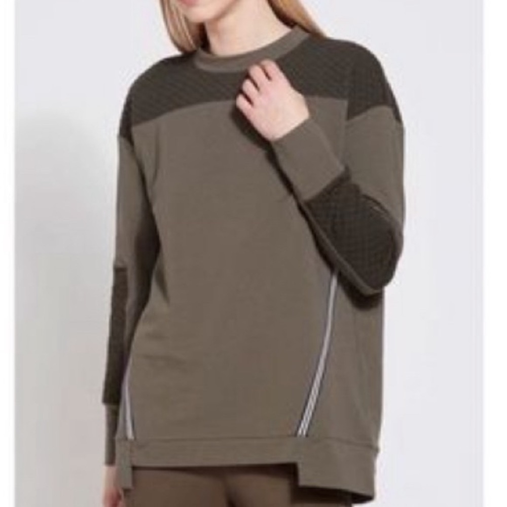 Lysse New York Texture-Patch Sweater